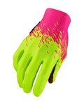 SUPACAZ Cycling long-finger gloves - SUPAG - yellow/pink