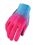 SUPACAZ Cycling long-finger gloves - SUPAG - blue/pink