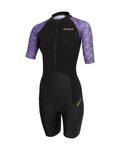 ZONE3 Cycling skinsuit - LAVA   - black/purple