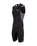 ZONE3 Cycling skinsuit - AEROFORCE-X  - black/grey