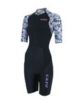 ZONE3 Cycling skinsuit - LAVA - black/blue