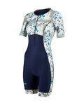 ZONE3 Cycling skinsuit - ACTIVATE+ - blue/white