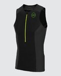 ZONE3 Cycling sleeveless jersey - AQUAFLO PLUS - black