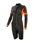 ZONE3 Cycling skinsuit - VERSA - black/orange