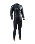 ZONE3 Cycling skinsuit - THERMAL AGILE - black/gold