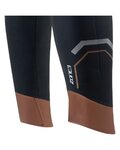 ZONE3 Cycling skinsuit - THERMAL AGILE - black/gold