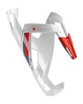 ELITE Cycling bottle cage - CUSTOM RACE PLUS - white/red