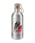 ELITE Cycling water bottle - VINTAGE ALU 600 - silver