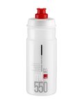 ELITE Cycling water bottle -  JET 550 - transparent/red