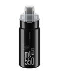 ELITE Cycling water bottle - JET PLUS 550 - black/grey