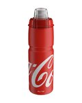 ELITE Cycling water bottle - JET PLUS 750 COCA COLA - red