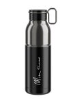 ELITE Cycling water bottle - MIA THERMO 550 - black/silver