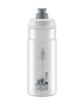 ELITE Cycling water bottle - JET GREEN 550 - transparent