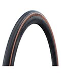 SCHWALBE tyre - ONE 700x28C RACEGUARD 67EPI - black/brown