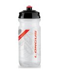 LONGUS Cycling water bottle - TESA 600ml - transparent/red