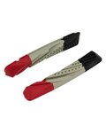 LONGUS brake rubbers - DUO - grey/red