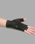 SHIMANO Cycling fingerless gloves - EVOLVE - green