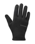SHIMANO Cycling long-finger gloves - LIGHT THERMAL - black