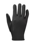 SHIMANO Cycling long-finger gloves - WINDBREAK RACE - black