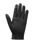 SHIMANO Cycling long-finger gloves - WINDBREAK RACE - black