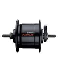 SHIMANO front hub with dynamo - DHC3000 36 - black