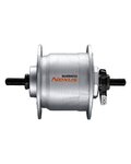 SHIMANO front hub with dynamo - DHC3000 36 - silver