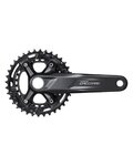 SHIMANO cranks with chainring - DEORE M5100 175mm 36/26 - black
