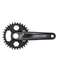 SHIMANO cranks with chainring - DEORE M6100 175mm 32 - black