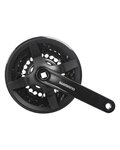 SHIMANO cranks with chainring - TOURNEY TY301 150mm 42/34/24 - black
