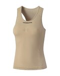 SHIMANO Cycling sleeve less t-shirt - VERTEX SL - beige