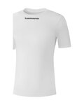 SHIMANO Cycling short sleeve t-shirt - VERTEX SS - white