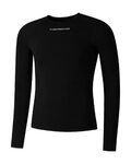 SHIMANO Cycling long sleeve t-shirt - VERTEX LONG - black