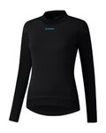 SHIMANO Cycling long sleeve t-shirt - BEAUFORT LONG - black
