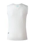 SHIMANO Cycling sleeve less t-shirt - VERTEX MESH SL - white