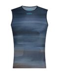 SHIMANO Cycling sleeve less t-shirt - VERTEX PRIMA SL PRINTED - blue