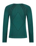 SHIMANO Cycling long sleeve t-shirt - VERTEX LONG - green