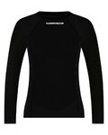 SHIMANO Cycling long sleeve t-shirt - VERTEX LONG - black