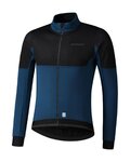 SHIMANO Cycling thermal jacket - BEAUFORT - blue