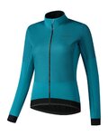 SHIMANO Cycling windproof jacket - KAEDE WIND - turquoise