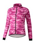 SHIMANO Cycling thermal jacket - FURANO WARM - pink