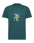 SHIMANO Cycling short sleeve t-shirt - SENTIERO LTD - green