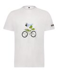 SHIMANO Cycling short sleeve t-shirt - SENTIERO LTD - white