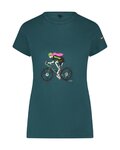 SHIMANO Cycling short sleeve t-shirt - SENTIERO LTD - green