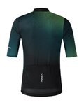 SHIMANO Cycling short sleeve jersey - BREAKAWAY - green/black
