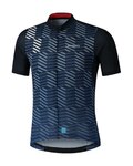 SHIMANO Cycling short sleeve jersey - AEROLITE - blue
