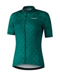 SHIMANO Cycling short sleeve jersey - MIZUKI - green