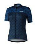 SHIMANO Cycling short sleeve jersey - MIZUKI - blue