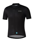 SHIMANO Cycling short sleeve jersey - ELEMENT - black