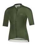 SHIMANO Cycling short sleeve jersey - SAKURA - green