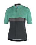 SHIMANO Cycling short sleeve jersey - SUMIRE - green/grey